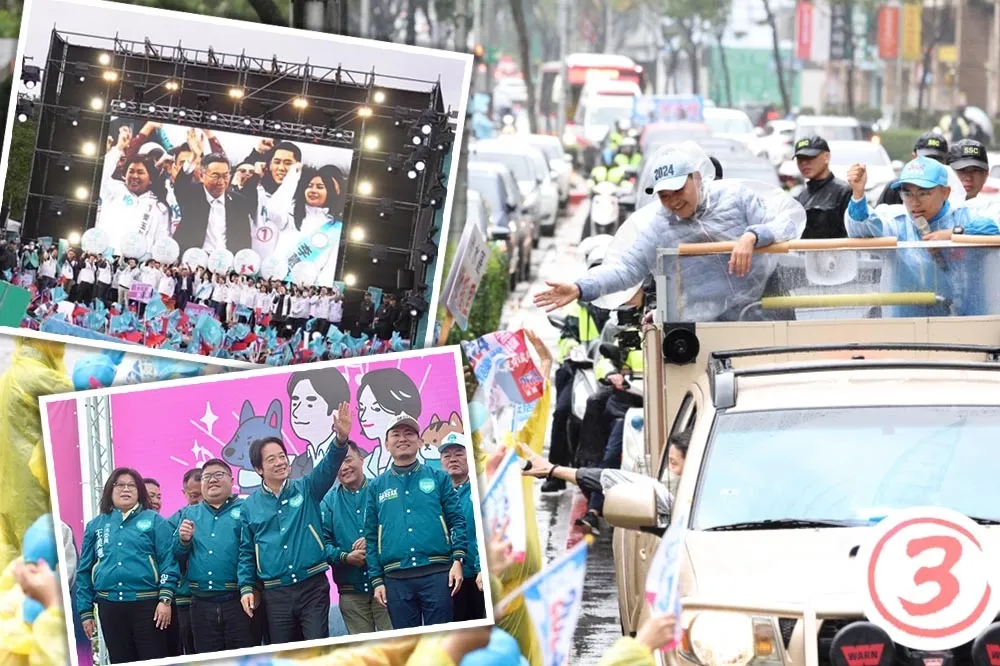 【周末拚場肉搏】侯友宜明上凱道萬人造勢　賴清德衝刺中台灣選情