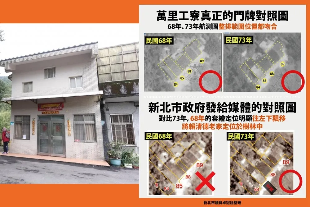 賴清德老家遭新北市府認定「幽靈房屋」　綠營提「2證據」痛批造謠