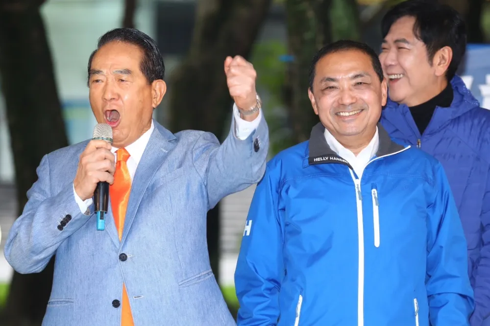國親聯手！宋楚瑜祝福他跨黨派一起加油　侯友宜承諾3事：再創台灣奇蹟