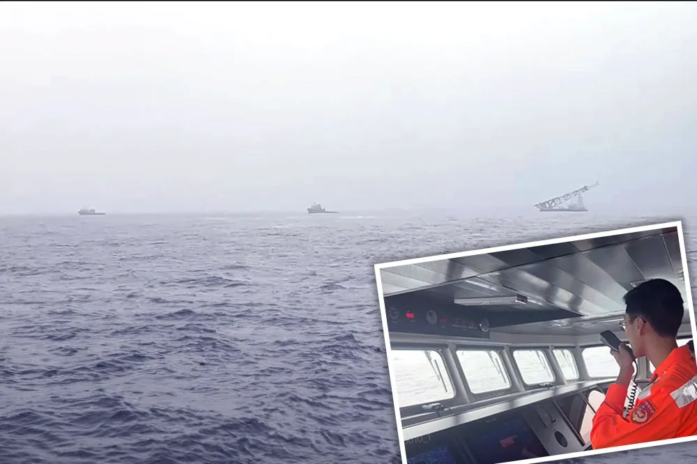 【賴皮片】挑釁？2艘中國船闖我國領海「賴著不走」　鵝鑾鼻外3浬與海巡對峙