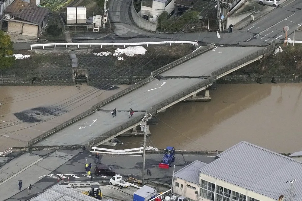 專家：日本強震可能與地下水移動有關　輪島向西位移1.3公尺