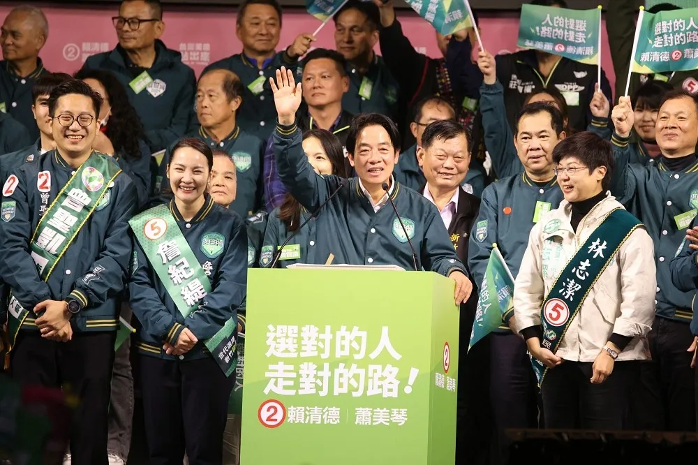 選前新竹造勢 　 賴清德：你的一票決定世界命運