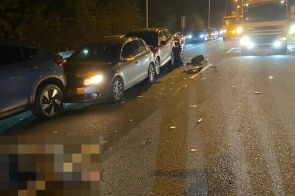 國道6車追撞釀1死2傷　台積電副理搖手電筒示警反被撞死