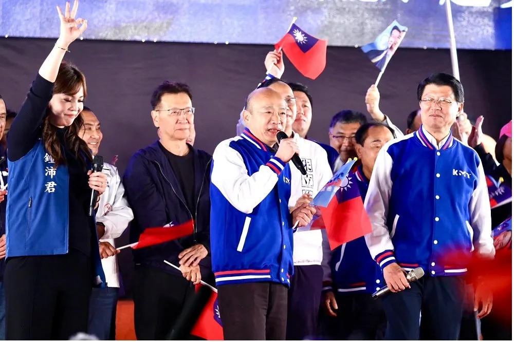 全力催票集中挺侯　韓國瑜高呼：絕無總統、立法院長分裂投柯文哲可能