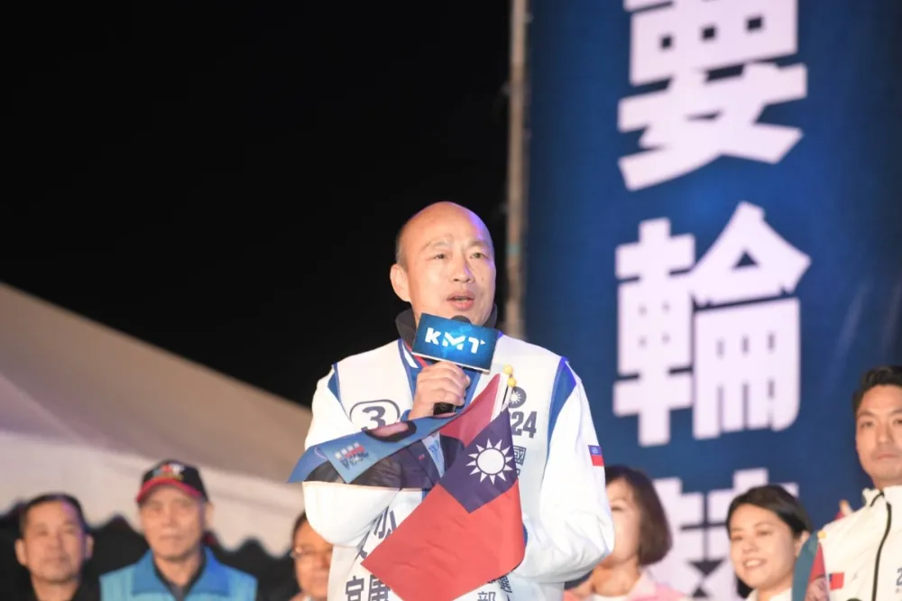【桃園大拚場】酸柯是「空氣槍」不會贏　韓國瑜催票籲郭返台挺侯