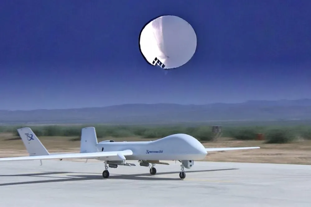 中國才發射衛星　空飄氣球又穿越南部上空、加派BZK-005無人機偵蒐