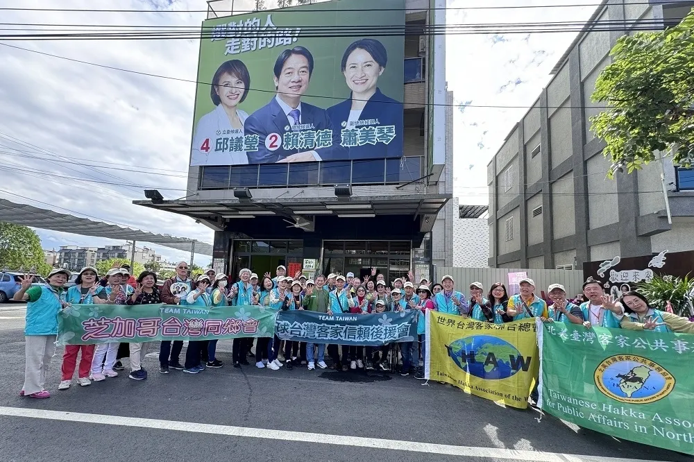 客家「信賴」助選團到美濃客庄　為邱議瑩加油打氣