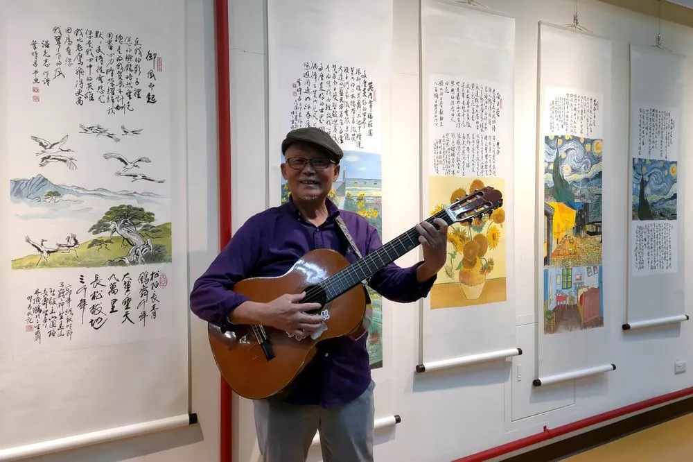 能歌善繪　葉時昌《70回眸》畫展呈現70從心所欲多元創作