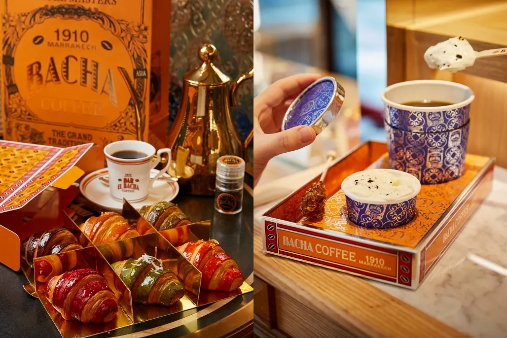 【完整菜單片】摩洛哥百年咖啡「夿萐咖啡 Bacha Coffee」進駐信義新光 A8　限定可頌、200 種咖啡、華麗店裝不可錯過