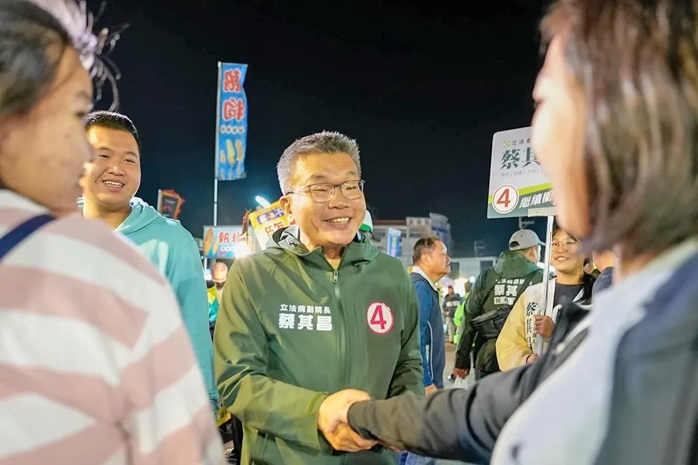 【2024大選開票】中一選區立委蔡其昌挑戰4連霸　自行宣布勝選