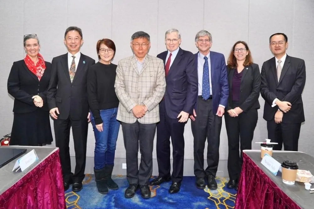 柯文哲與美代表團會面　台美關係不會因誰執政而改變