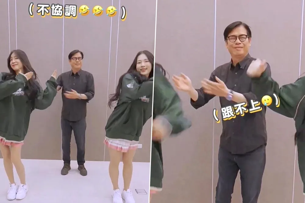 台鋼雄鷹成軍！陳其邁合體安芝儇、朴旻曙應援尬舞技　1晚破18萬人觀看