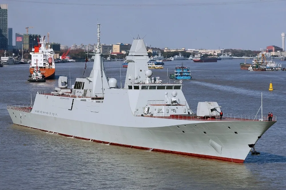 解放軍054B型巡防艦試航曝光　外型更具歐系風格