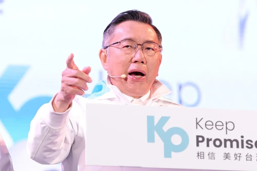 批韓國瑜玩兩面手法　柯文哲：民眾黨不會成為國民黨內鬥的工具