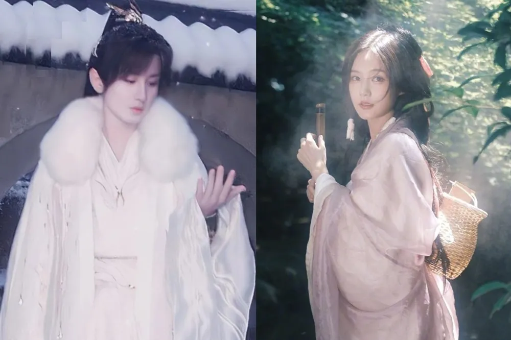 《蓮花樓》成毅新劇搭檔李一桐造型曝光　他雪中白衣如謫仙獲讚：天選古裝男主角