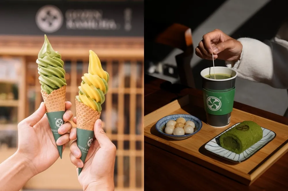 【完整菜單】雙色抹茶霜淇淋打卡必吃！「御前上茶」日式抹茶專賣店進駐桃園壢小故事森林百年古蹟