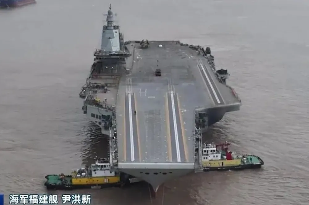 中國專家聲稱　「福建號」航母桅杆技術可能領先美軍「福特號」
