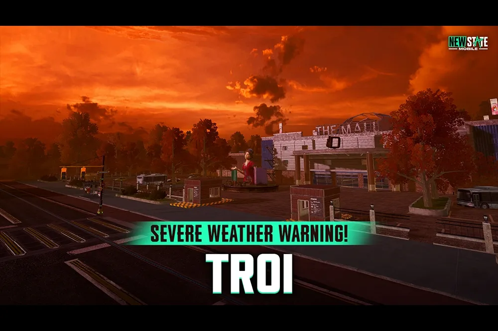 《未來之役M》專屬地圖 TROI 新增天氣效果 TROI 專屬新天氣效果可額外增加 50% 等級積分