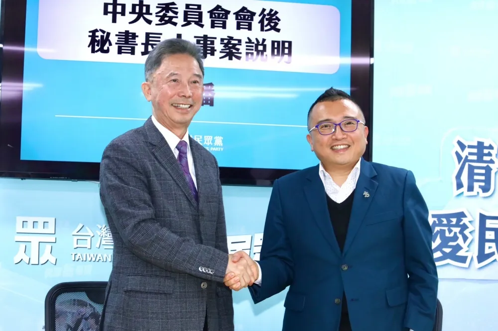 民眾黨最新人事案！周榆修接棒黨秘書長　柯文哲笑稱：他比較像鴿子、不是鷹派