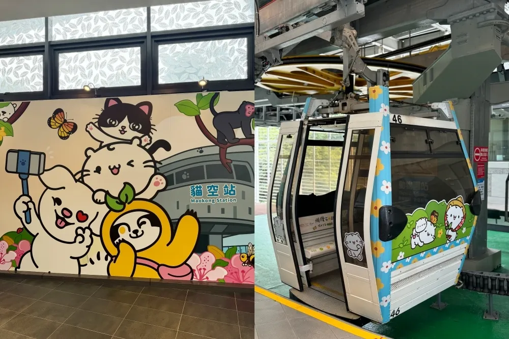 【有片】貓空纜車全新彩繪車廂亮相！「麻吉貓」現身賣萌　買暢遊券贈限量春節磁鐵