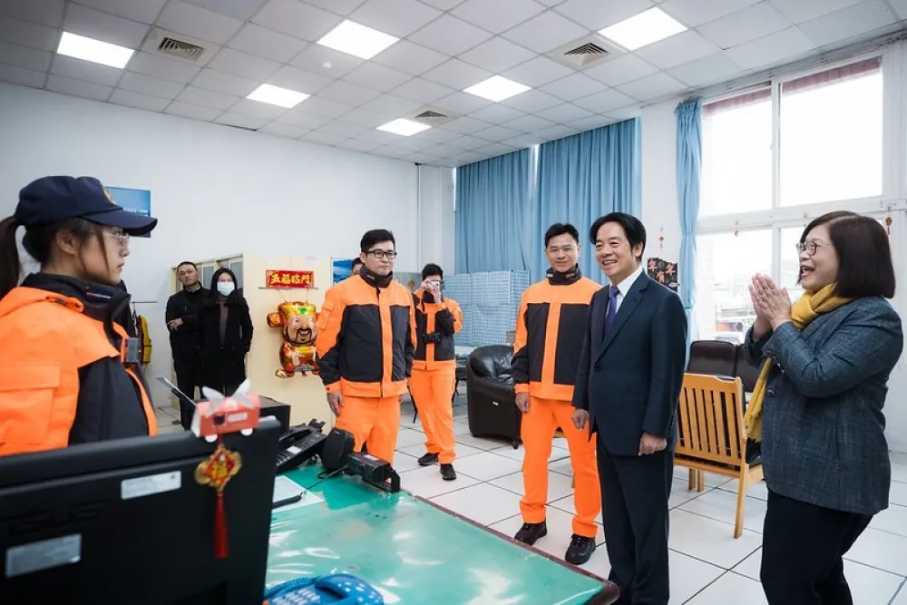 賴清德慰勉海巡送加菜金　感謝春節堅守崗位站第一線