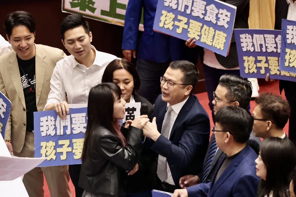 【開議首日】白營提案遭綠拉下協商　國民黨團杯葛議事鬧近40分鐘爆推擠衝突