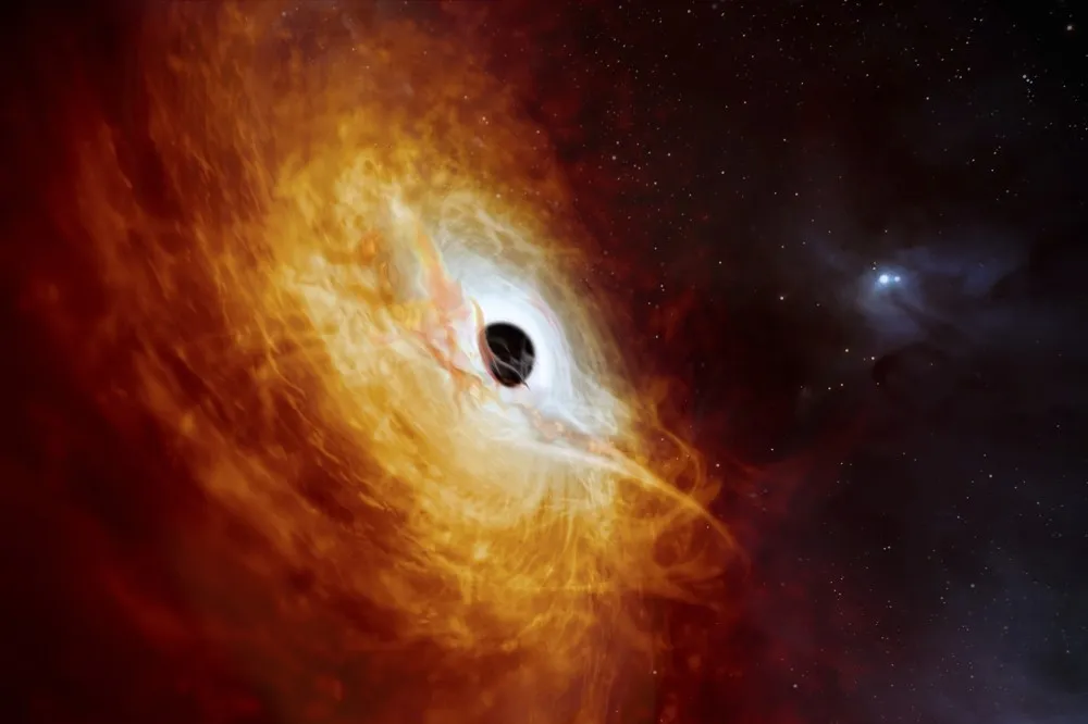 【有片】天文學家發現迄今宇宙最亮物體　每天吃掉1顆太陽