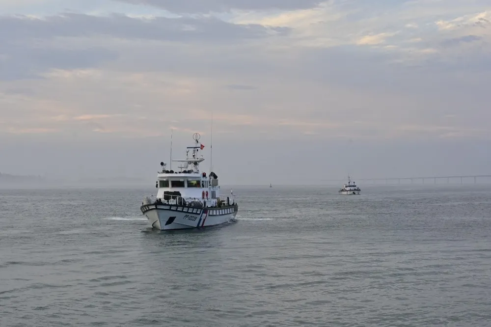 【快訊】3艘中國海監船出沒「馬祖海域」　距南竿島僅約5.5海里