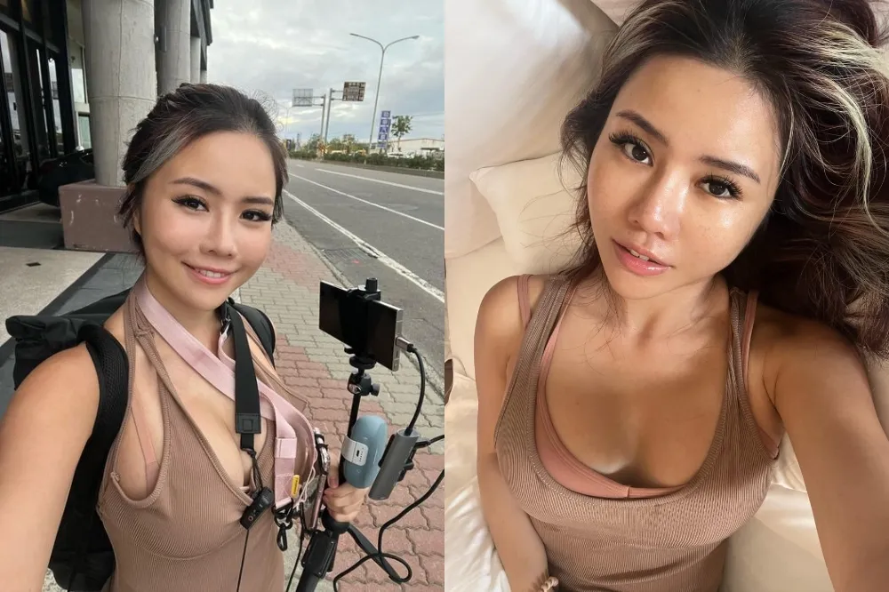 【女版晚安小雞】自導自演遭蛋襲　星國爆乳網紅：不知已犯法