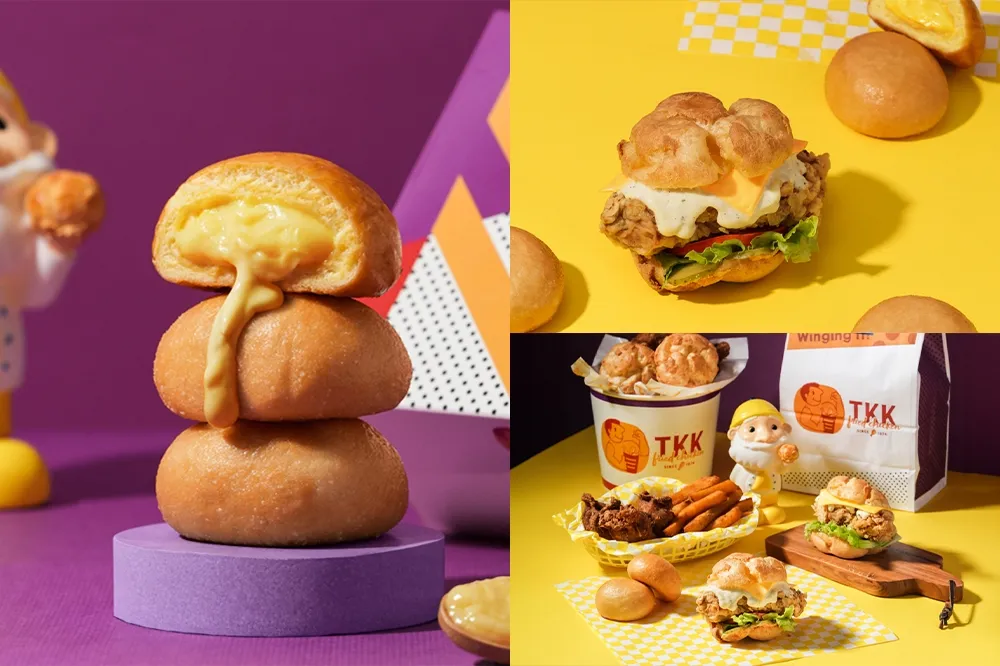 泡芙尬上炸雞！頂呱呱「炸雞泡芙堡」是真的　聯手 beard papa’s 這天開賣