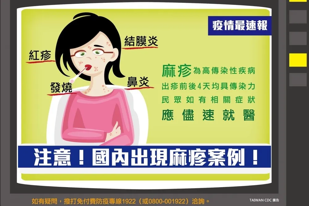 【麻疹懶人包】全台累計 16 例！症狀與傳染途徑一次看　醫師：「這些人」要留意感染風險