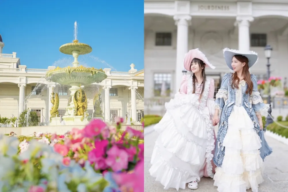 佐登妮絲城堡魔法花園浪漫登場！粉色花海、黃金南瓜馬車超好拍　換禮服化身公主