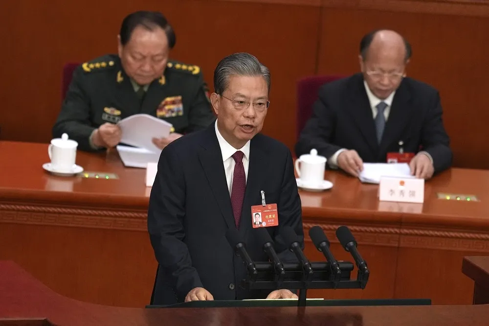 【中國兩會】人大委員長趙樂際：推動中美洲議會取消台灣觀察員地位
