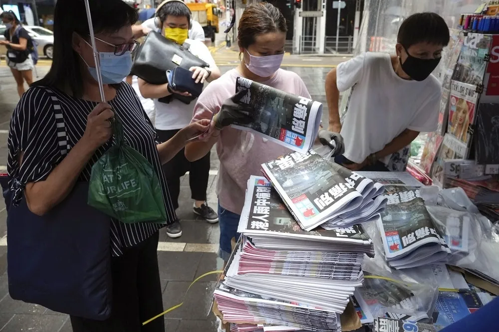 香港基本法23條草案審議　民眾持有「蘋果日報舊報紙」恐違法