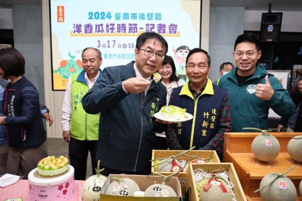後壁洋香瓜好時節即將登場 黃偉哲邀請民眾樂遊臺南品嚐香甜好滋味