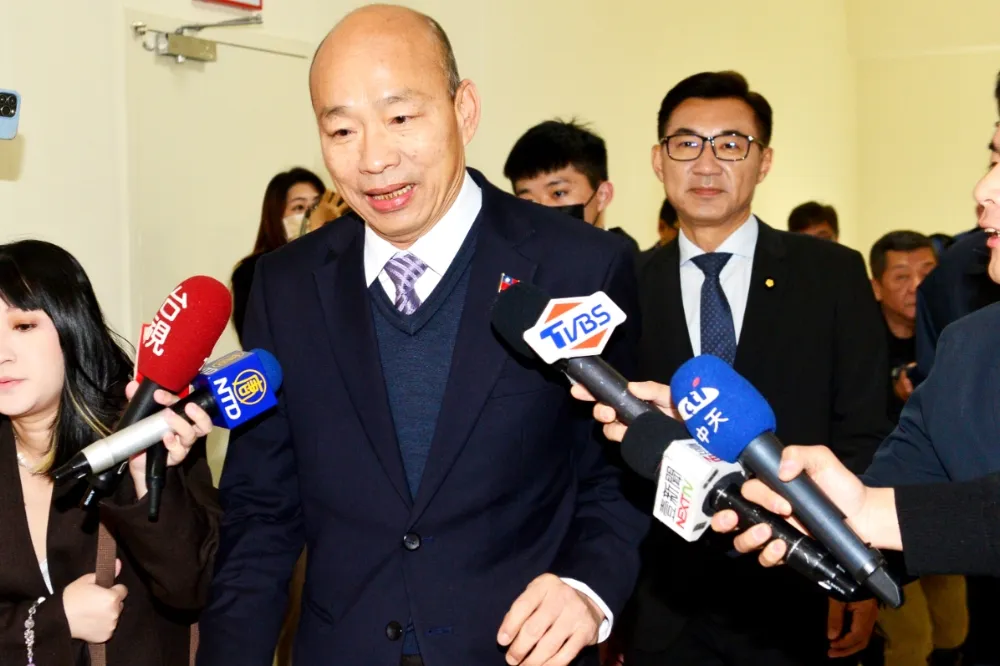 韓國瑜、江啟臣合作　盼朝野共推「國道六號東延」、「環島高速高鐵」