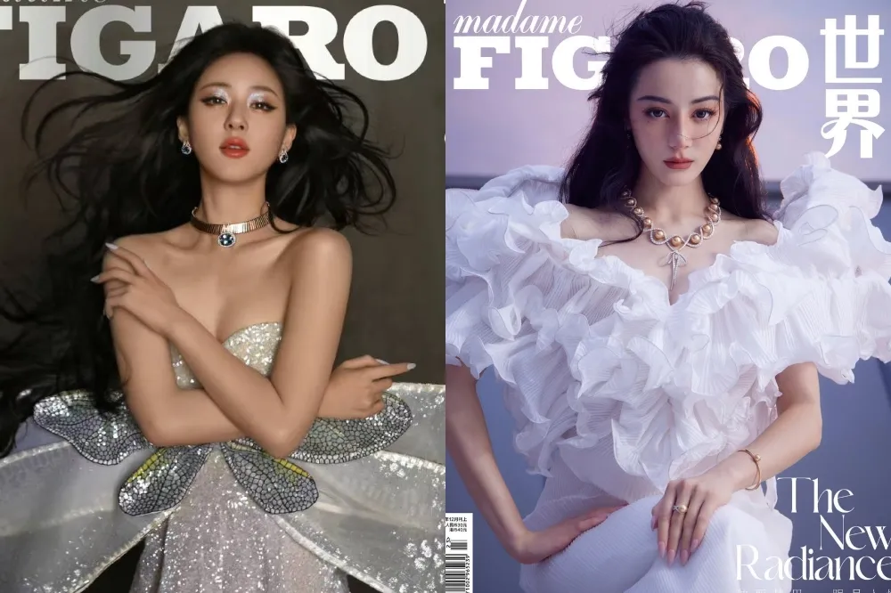 趙露思登雜誌秀雪乳深溝辣翻　首日銷量600萬打破迪麗熱巴紀錄