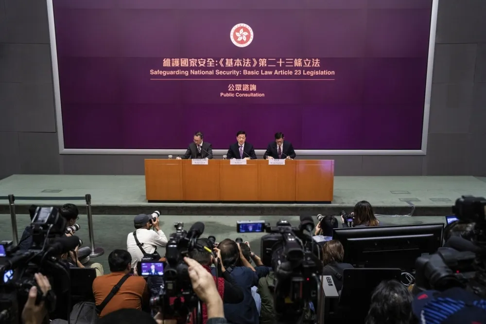 港府要讓「外國勢力」措手不及　香港《基本法》第23條立法草案拚4月完成