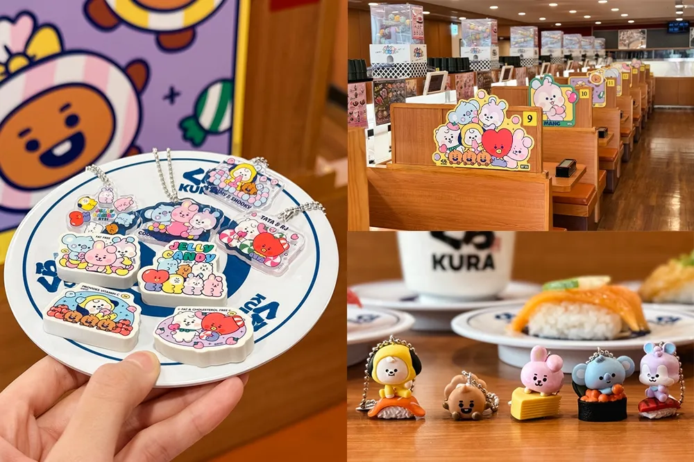 【收集攻略片】藏壽司「BT21 扭蛋」期間限定！聯名門市超可愛