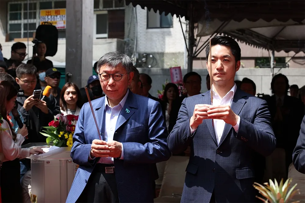 為台智光隔空互嗆　柯文哲今遇蔣萬安狂問這2件事