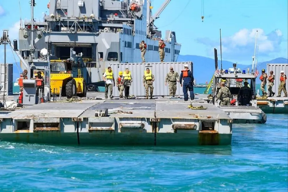 美軍在加薩修建浮動碼頭　專家稱也為「台海戰爭」作準備