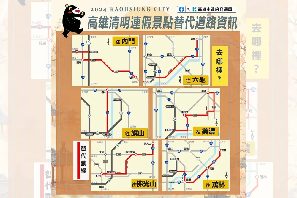 清明連假出遊人潮多　高市交通局呼籲民眾多搭乘公共運輸