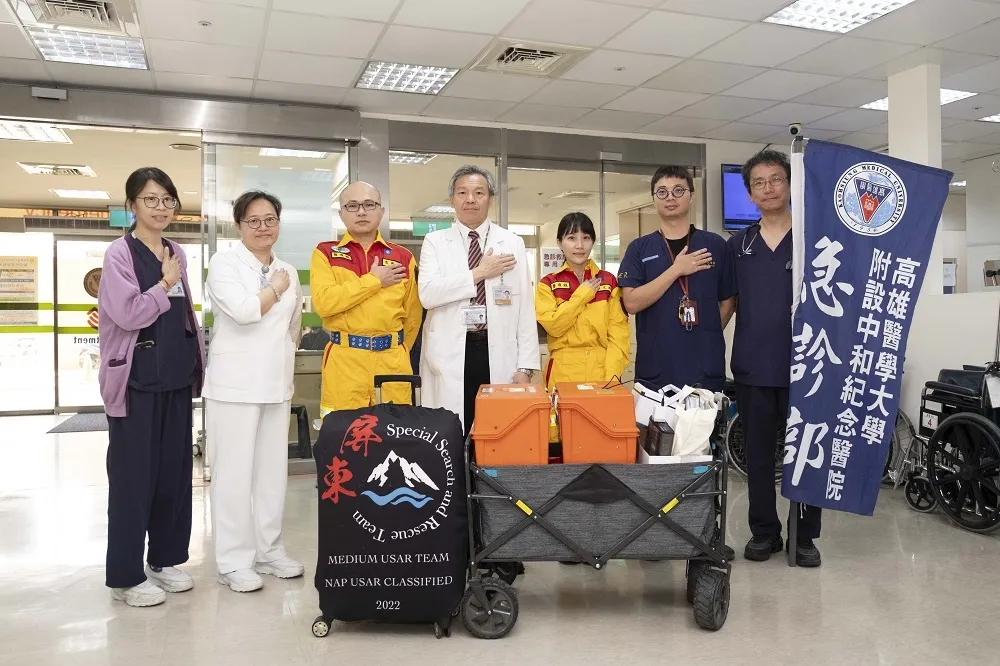 花蓮強震救災　高雄醫學院不遺餘力前往災區支援