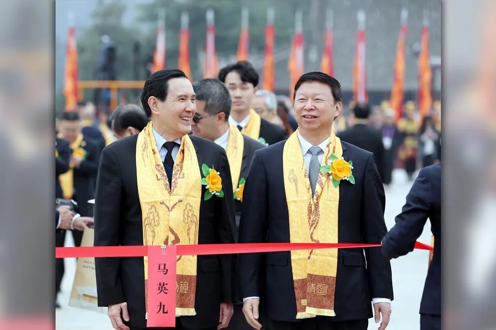 馬英九赴中親祭黃帝陵　哽咽喊話：無論何黨派都是炎黃子孫