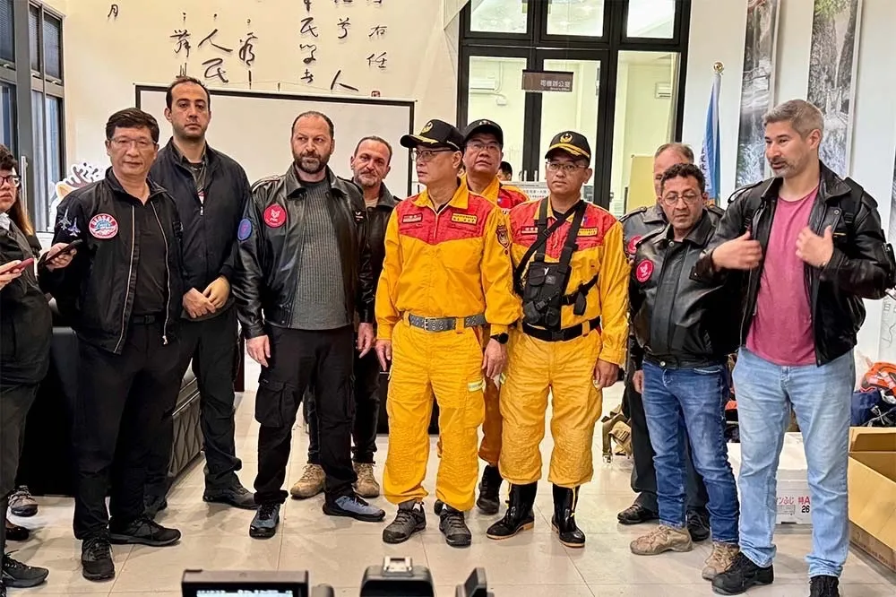 【花蓮7.2強震】土耳其搜救隊抵花蓮指揮所　無人機協尋失聯者