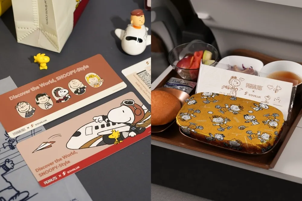 星宇航空史努比航班 6 月開航！限定登機證、飛機餐包裝超可愛