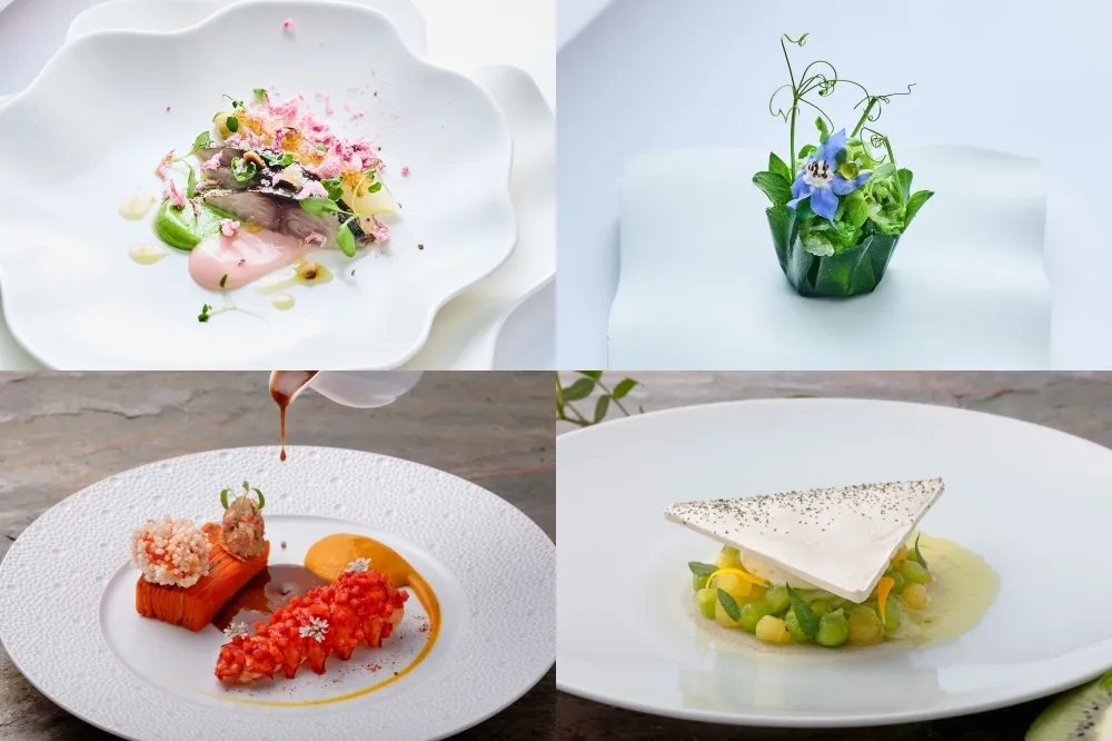 優雅詩意法式料理春季菜單！「Restaurant A」以八款花種入菜、「CLOVER BELLAVITA」結合鮮蔬與海味