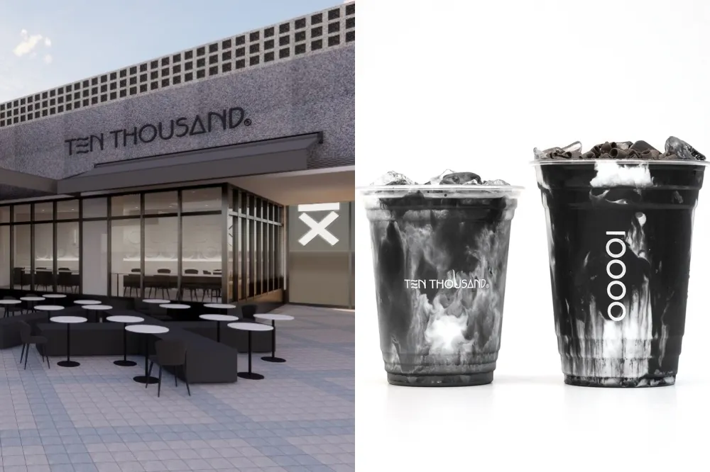 Ten Thousand Coffee 3 號店進駐微風廣場！10000 咖啡黑炫醇濃系列菜單推薦、迷你可頌手機支架限量販售