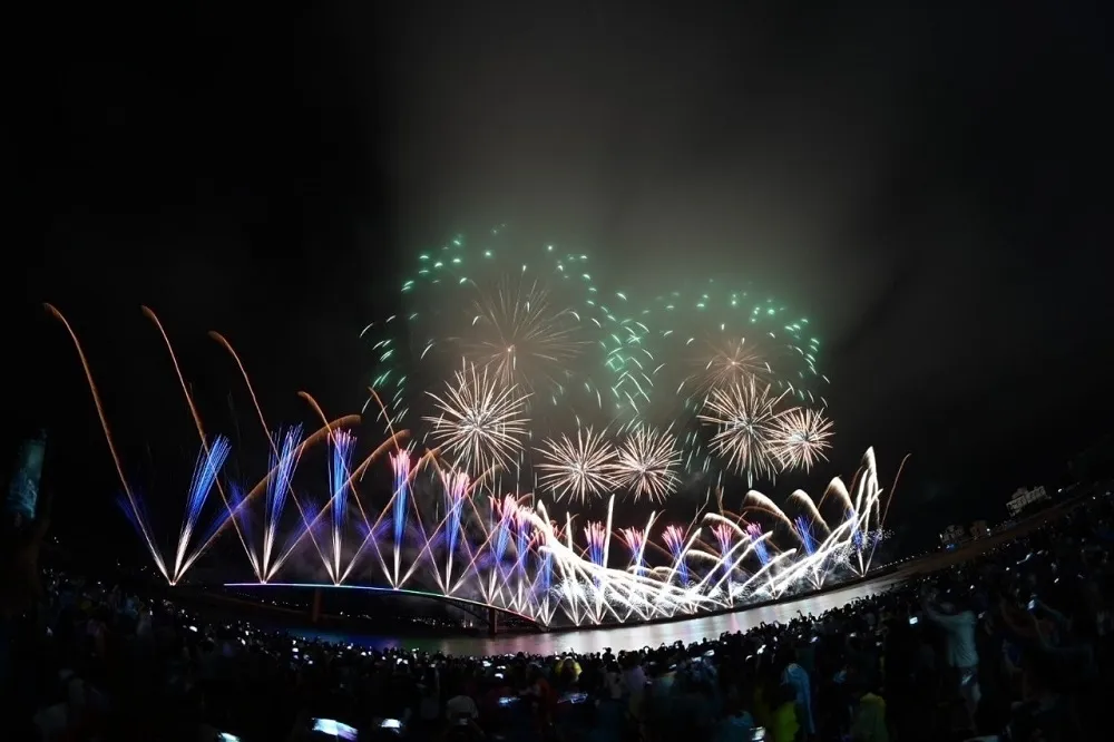 2024澎湖國際海上花火節試放　逾3千人嗨翻共享煙花燦爛