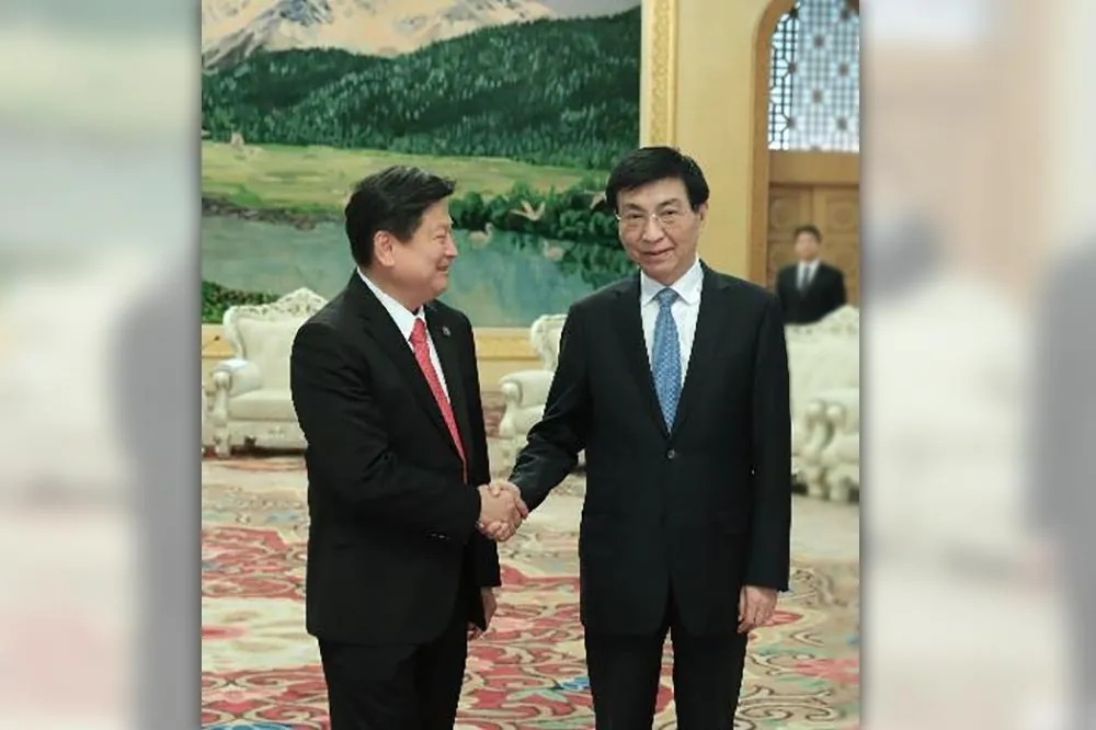 王滬寧會見藍委團　傅崐萁：希望大陸民眾走進台灣